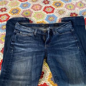 BKE Reserve Addison capris size 26 excellent condition dark blue denim